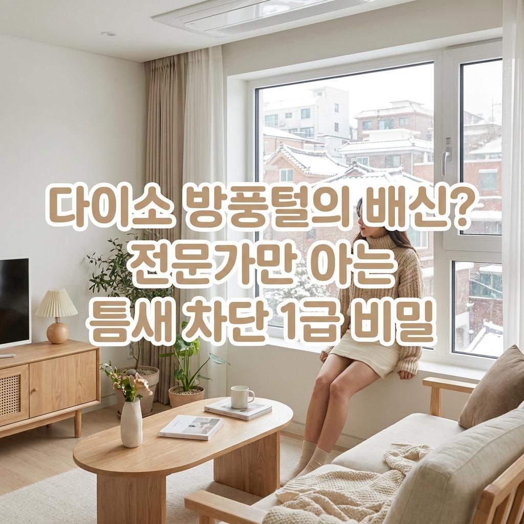 다이소 샷시 방풍털 자취생 겨울 코끝 시림 해결! 노후 샷시 틈새막이로 보일러 온도 2도 올리는 법