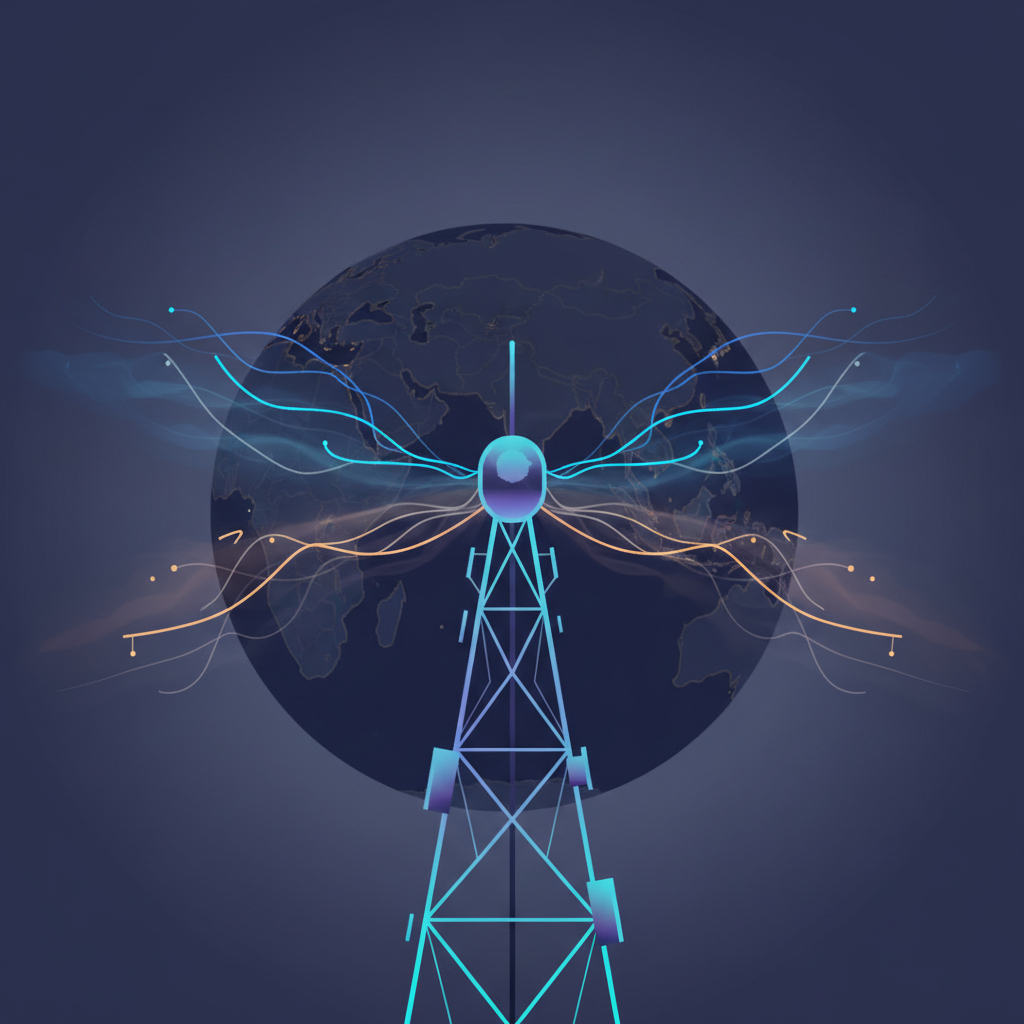 Generated Image 1: Overview of Global Telecom Challenges