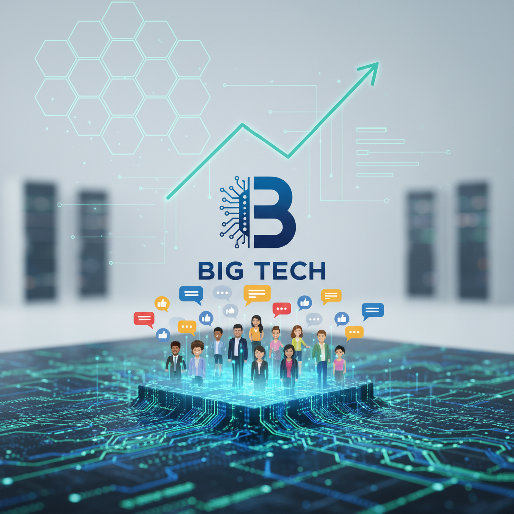 An infographic showing upward trends and positive metrics, symbolizing the cost savings, efficiency gains, and accelerated time-to-market achieved through open-source adoption.
