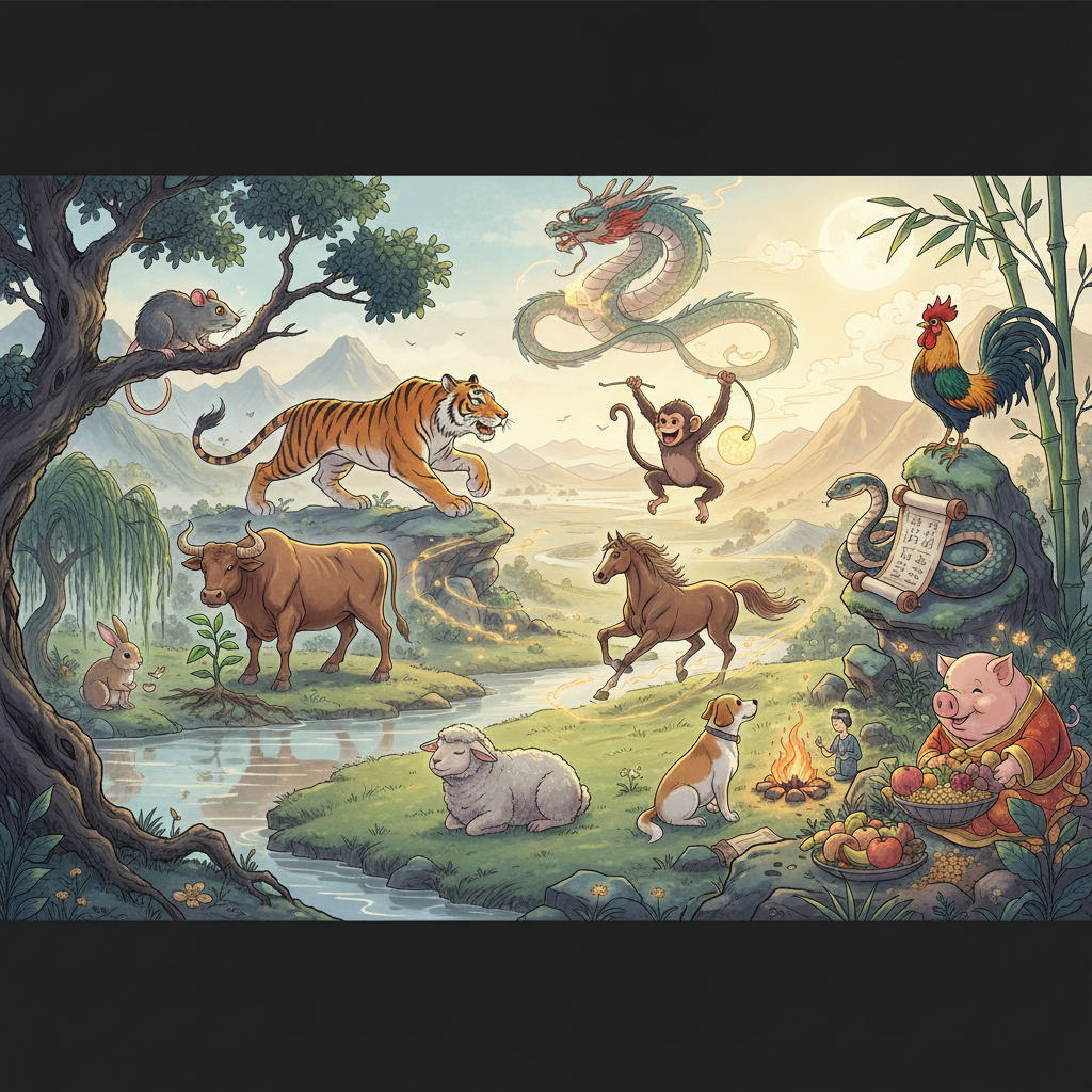 오늘의 띠별 운세 이미지