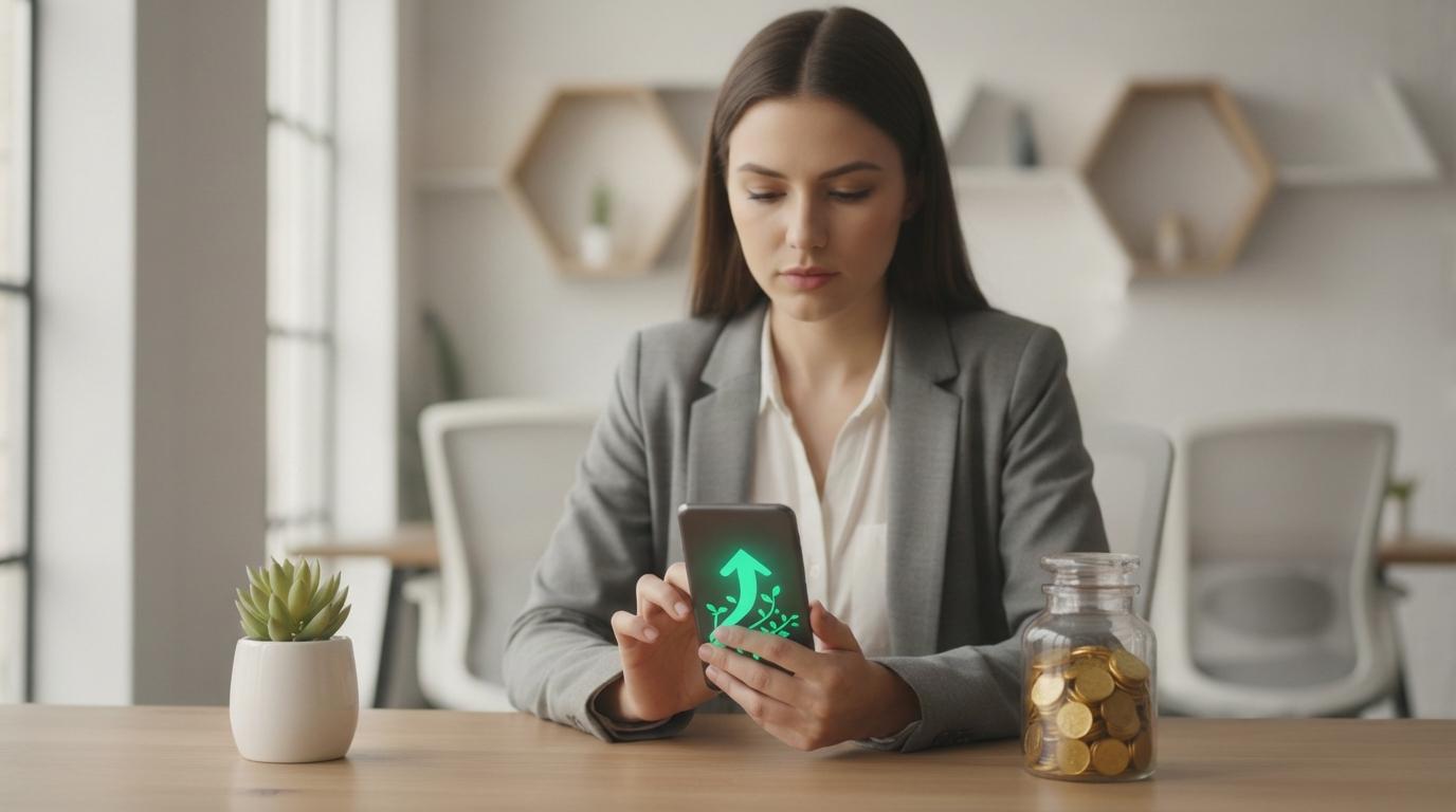 ISA 계좌와 재테크 컨셉 이미지