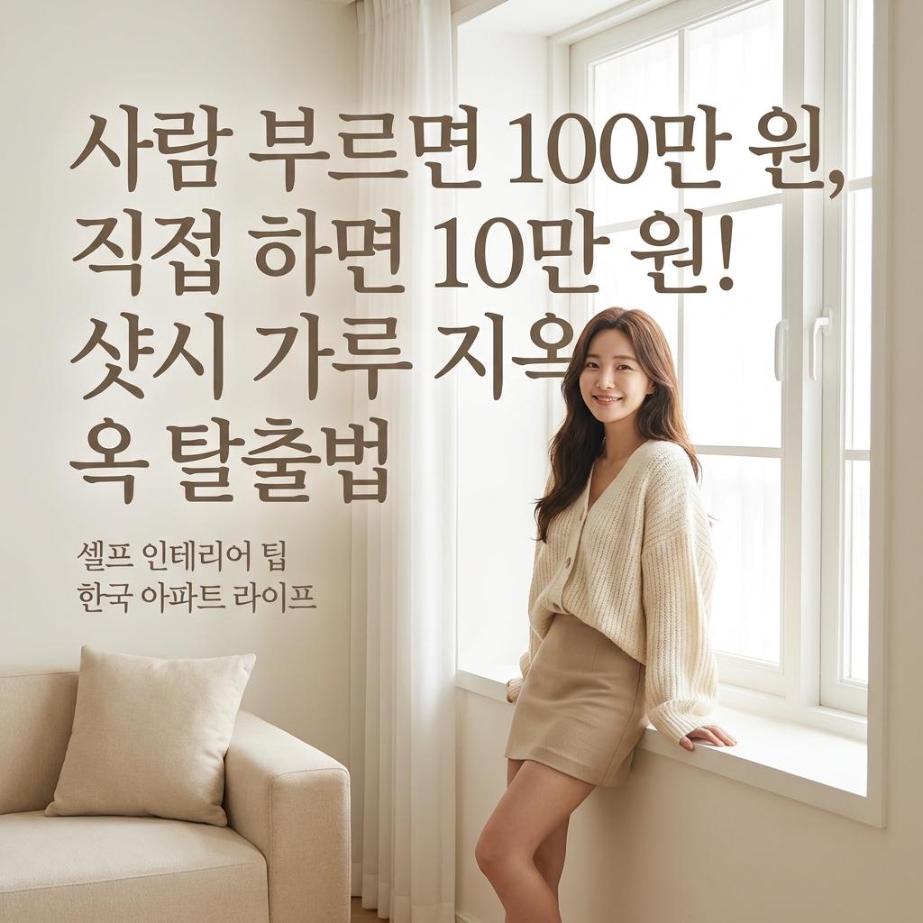 용인 샷시 모헤어 수지 32평 셀프 수리, 중국산 저가 제품 1년 만에 삭는 이유와 해결책