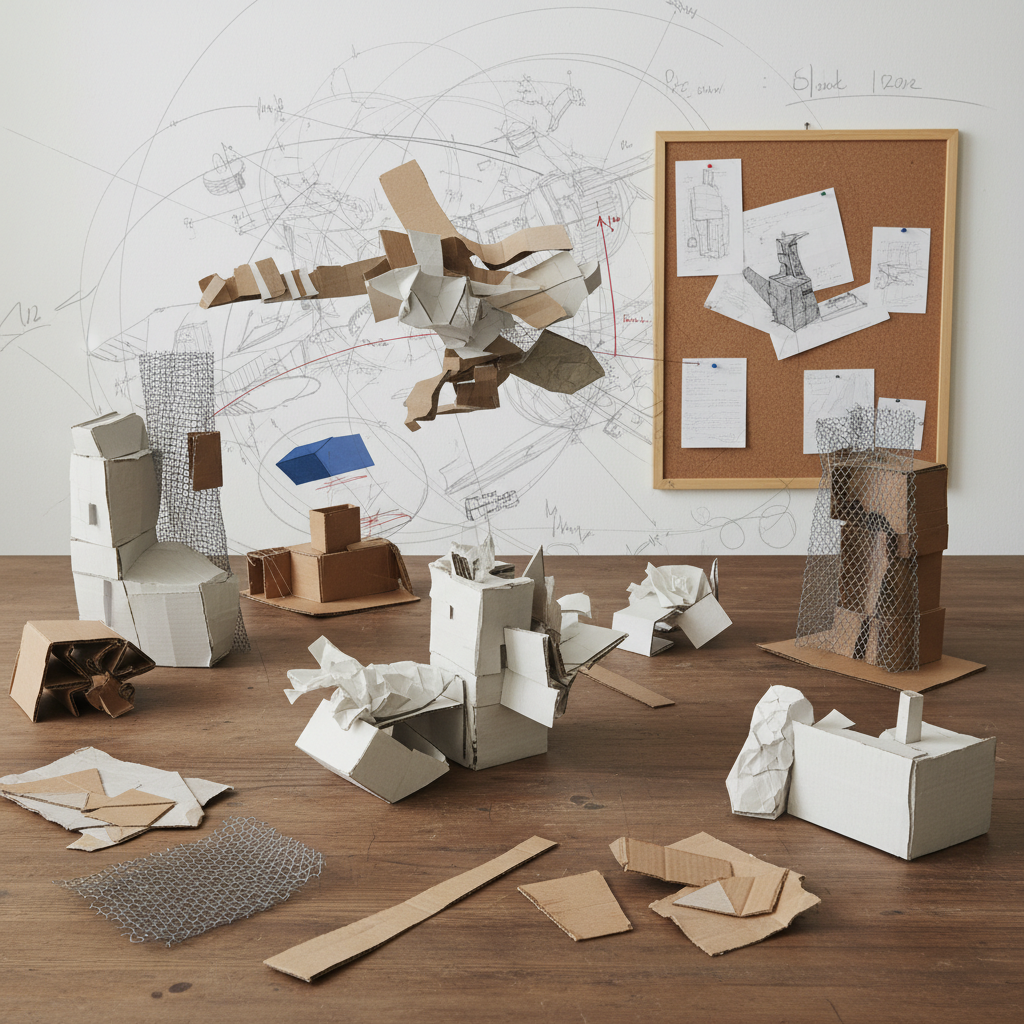 Abstract conceptual models by Frank Gehry