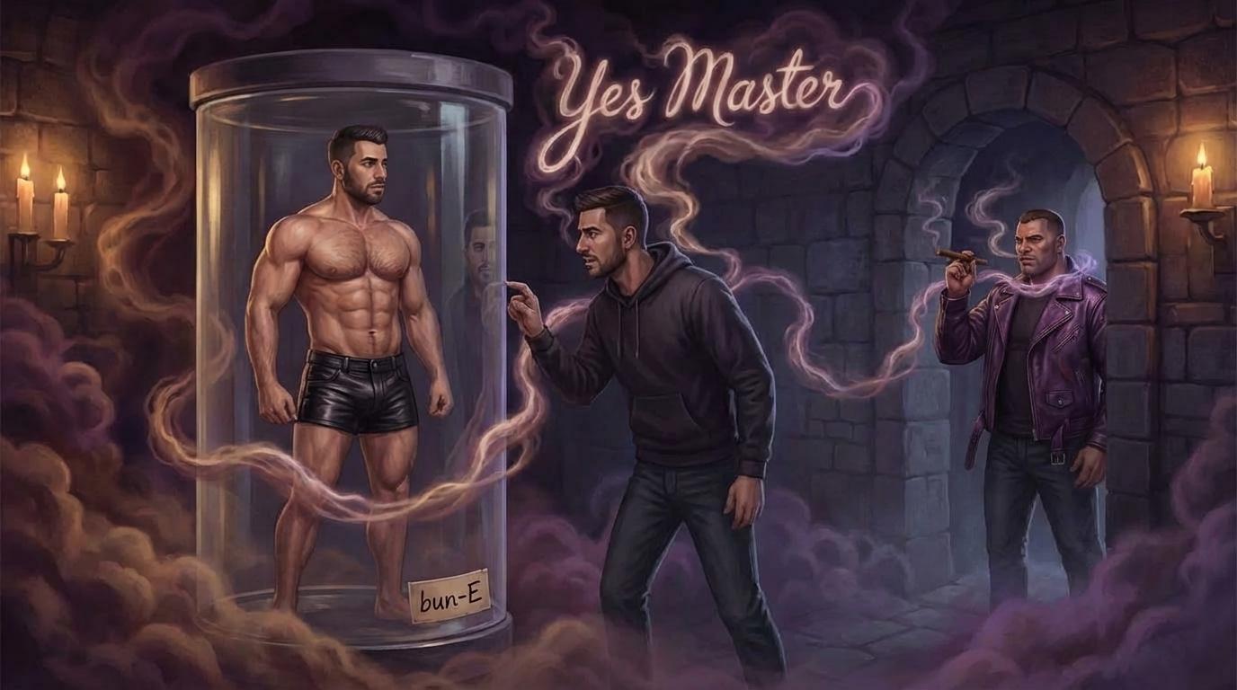 The confrontation at the glass