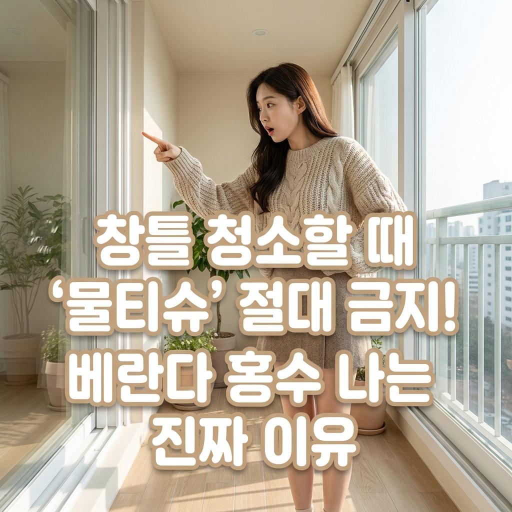 보라동 베란다 방풍털 34평 창틀 물구멍 막힘 해결법