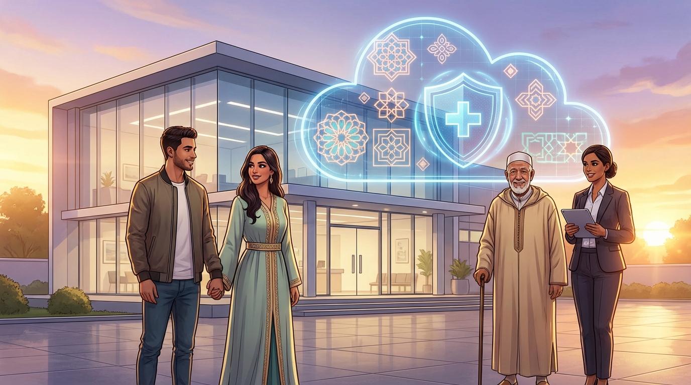 Moroccan Health System Illustration