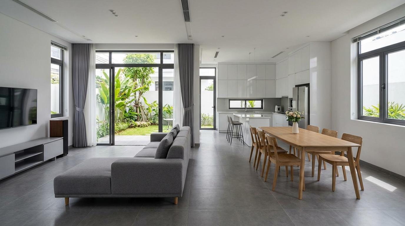 Nội thất không gian mở