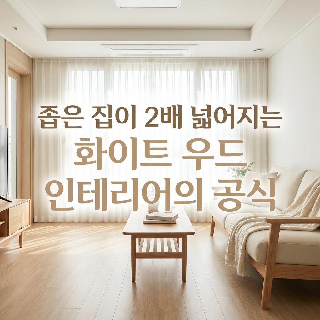 좁은 거실 넓어 보이는 화이트 우드 인테리어 24평 강마루 바닥재 추천 및 시공 비용 절감법
