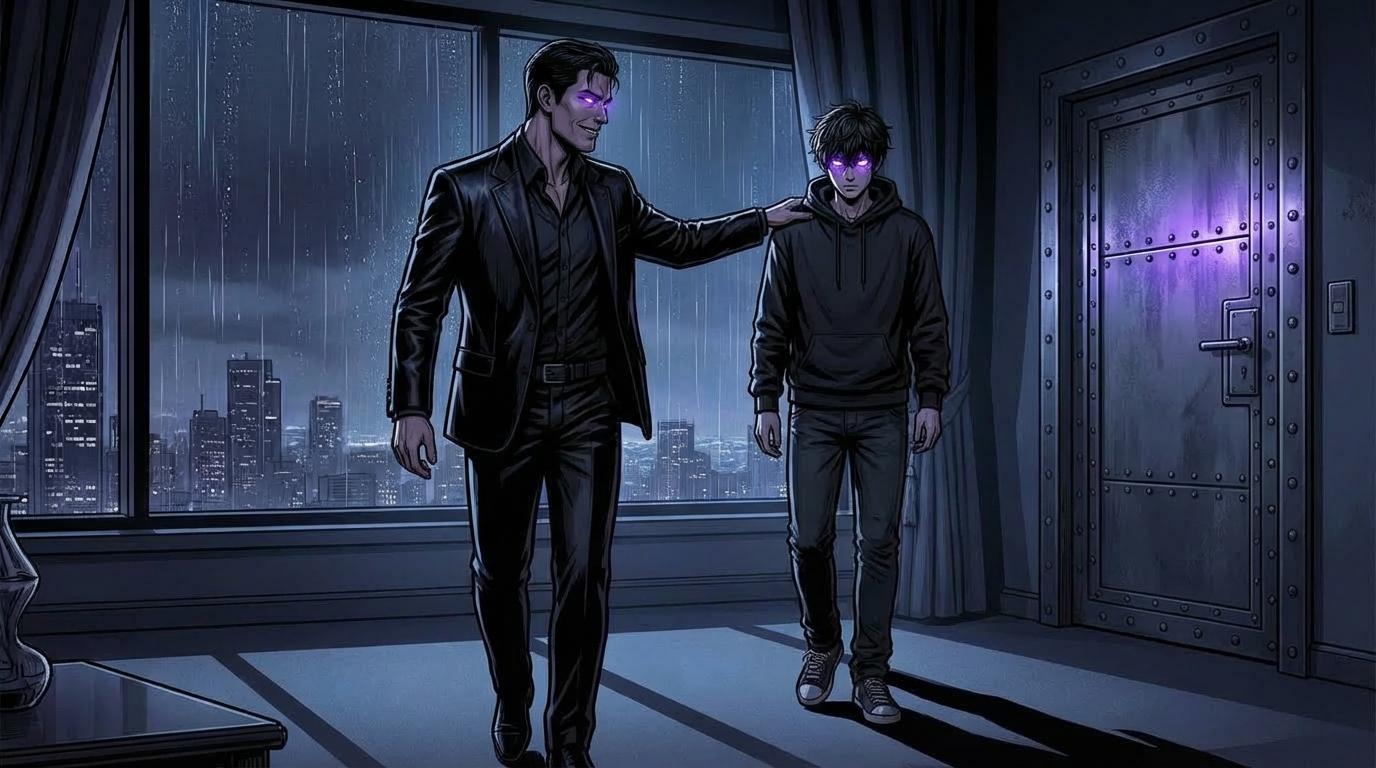 Master leading Bun-E to the final stage