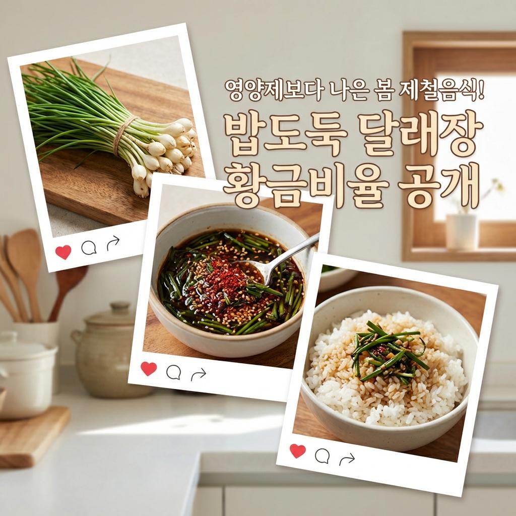 [솔직 후기] 춘곤증 잡는 밥도둑 달래장 만들기! 4060 혈당 관리 돕는 황금레시피 (장단점 비교 및 비용 공개)