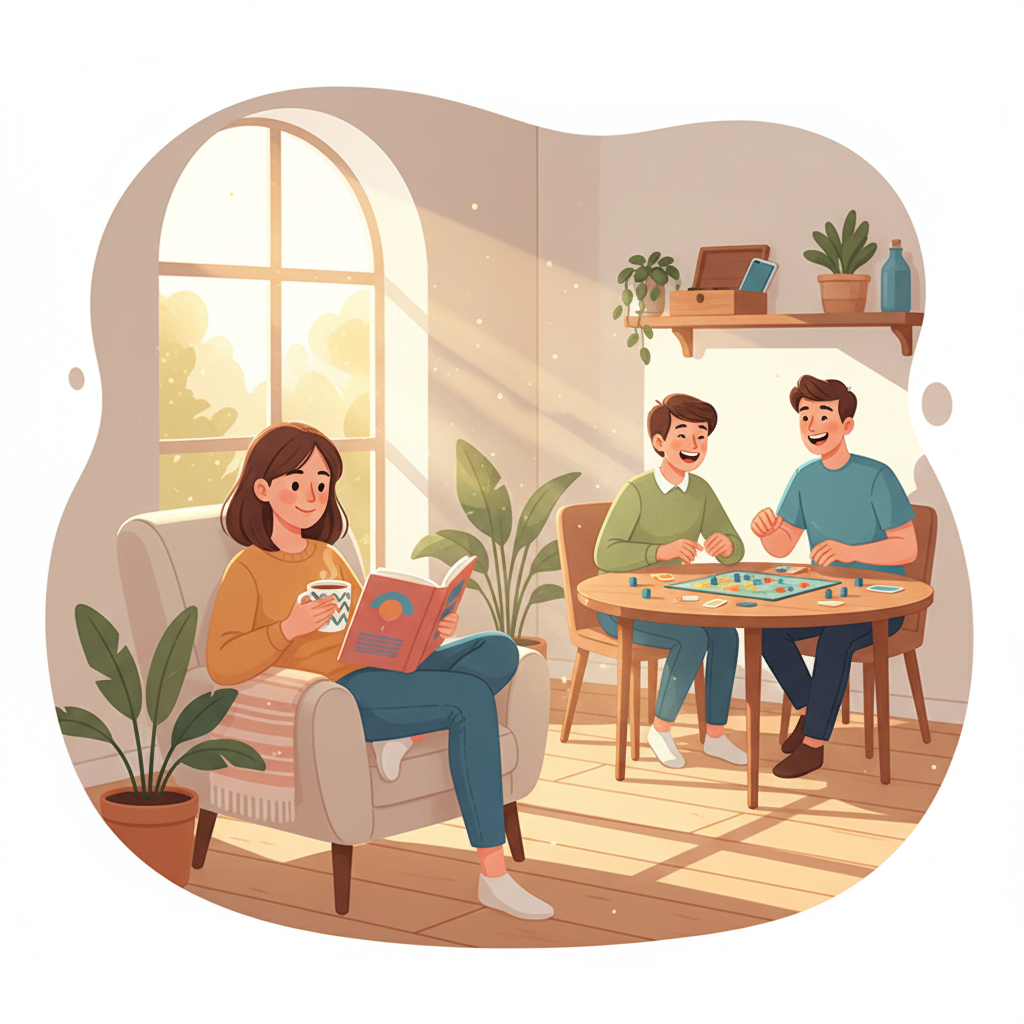 Cybersecurity reset illustration depicting a network being reset or secured.