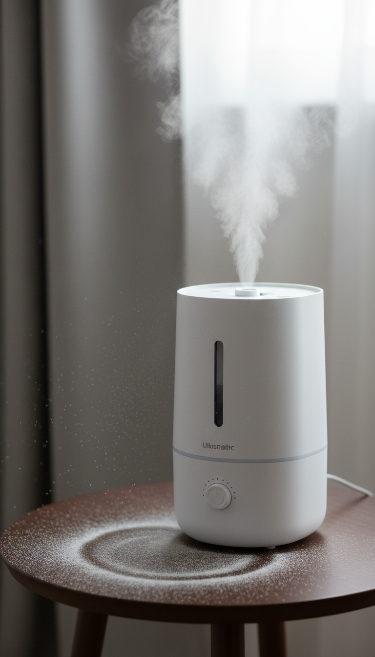 가습기 백분 현상이 건강에 미치는 영향