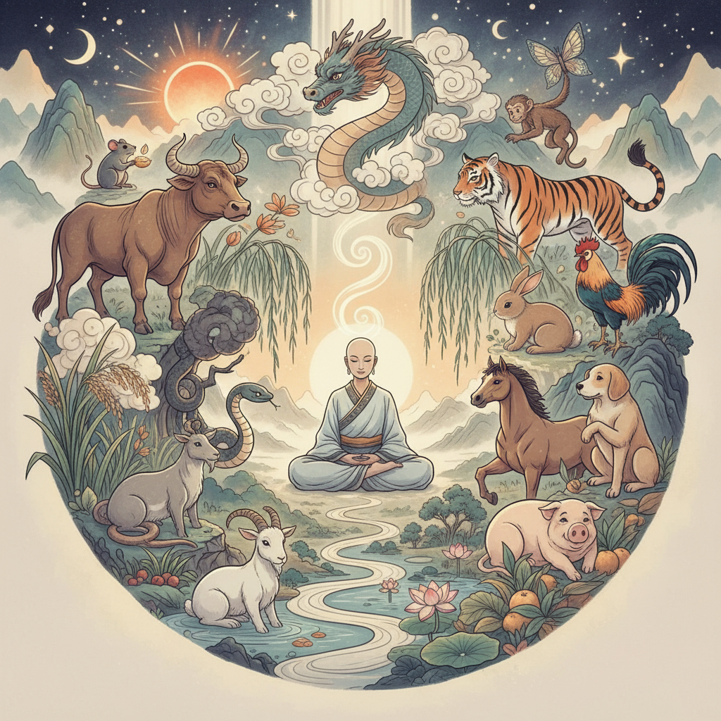 오늘의 띠별 운세 배너 이미지