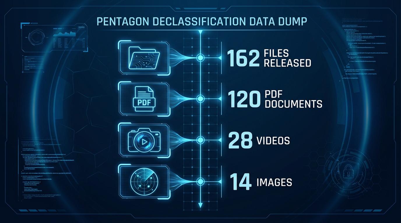 Pentagon Declassification Infographic