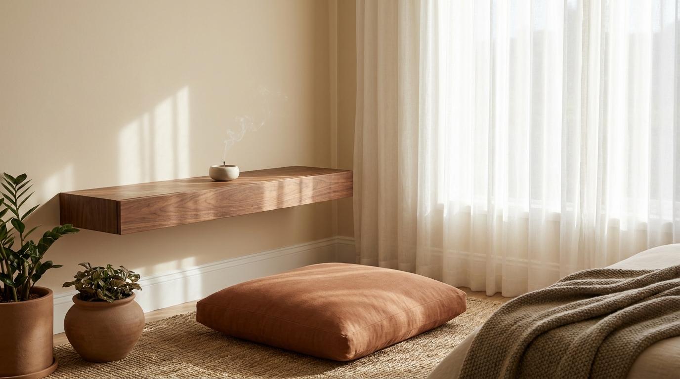 Minimalist After — Meditation Nook
