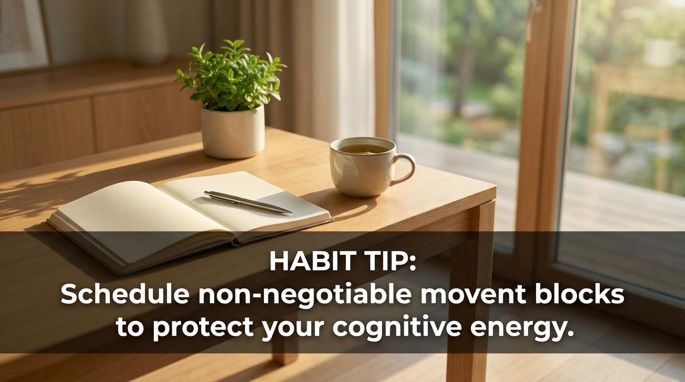 Minimalist Workspace for Sustainable Productivity