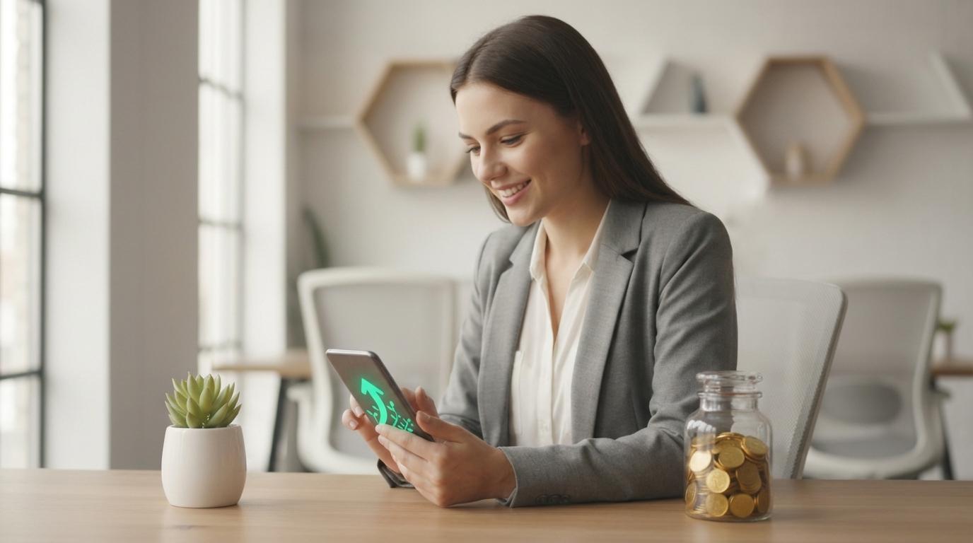 스마트폰을 이용한 간편한 계좌 개설