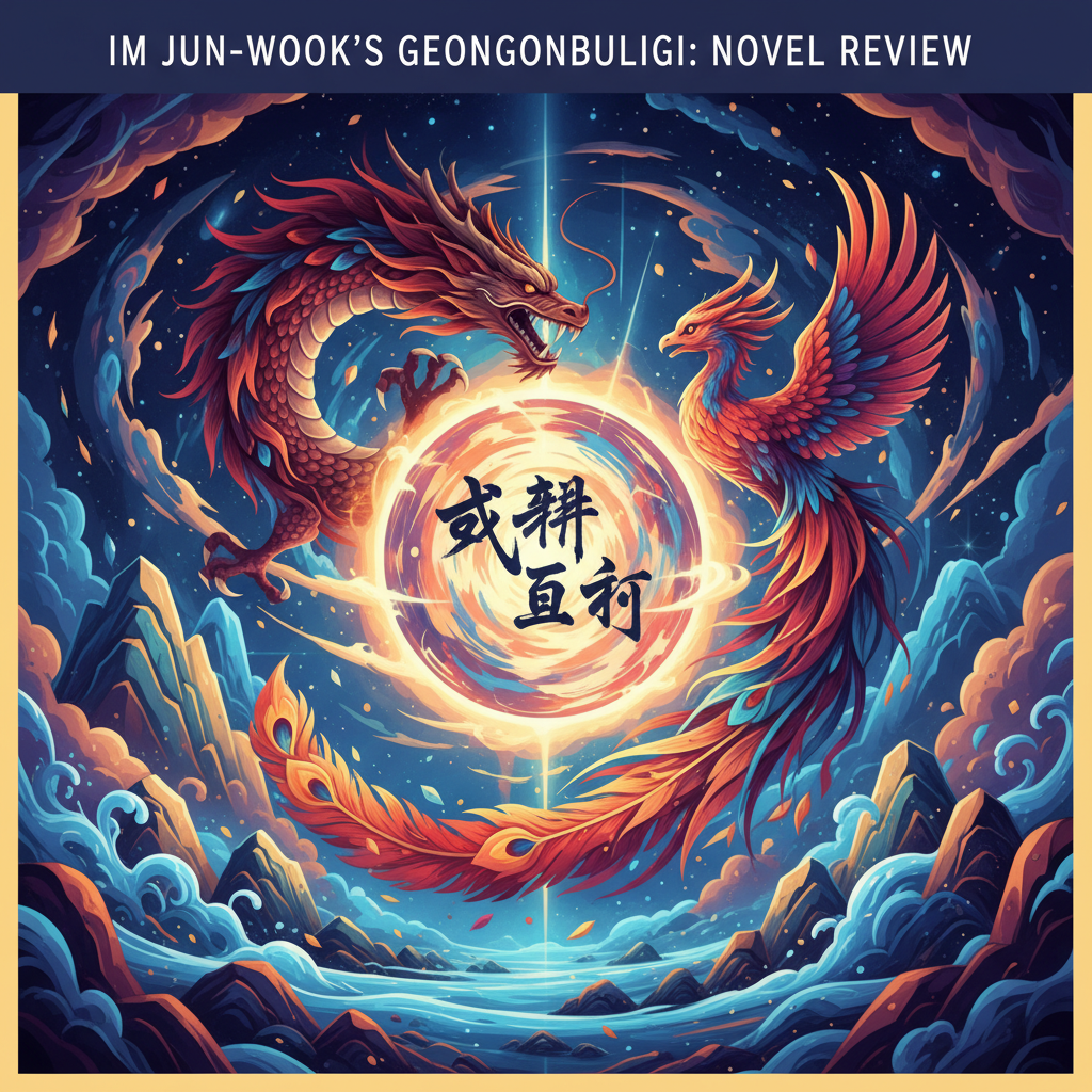 강렬한 무협 세계를 암시하는 배경 이미지