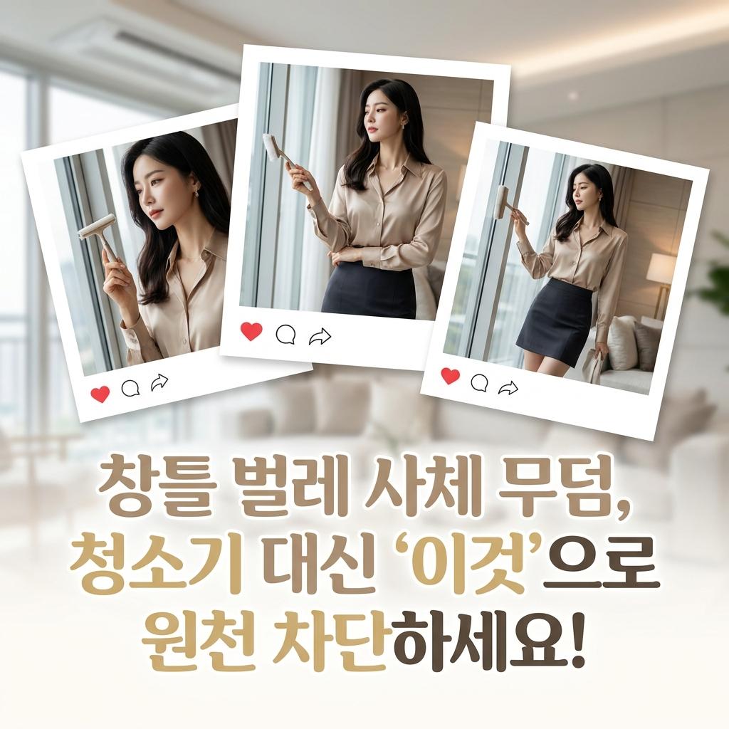 수지 아파트 창틀 벌레 사체 해결 솔루션! 4060 주부 솔직 후기 및 비용 공개
