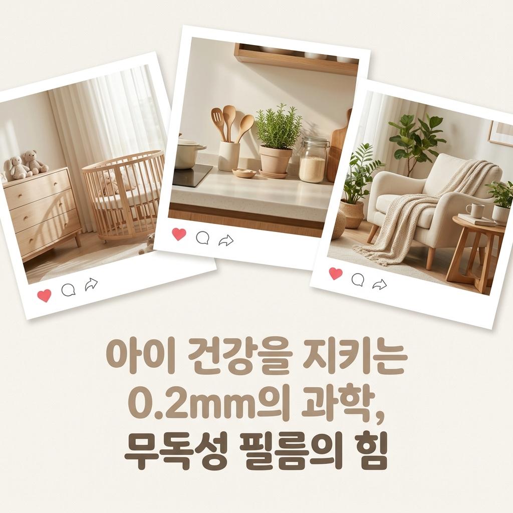 친환경 인테리어 필름 아기방 새집증후군 차단 아토피 안심 무독성 자재 건강 투자법