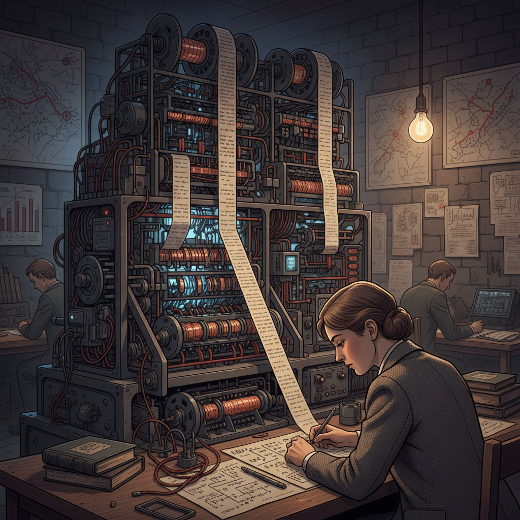 A visual representation of supercomputing for nuclear research during the Cold War