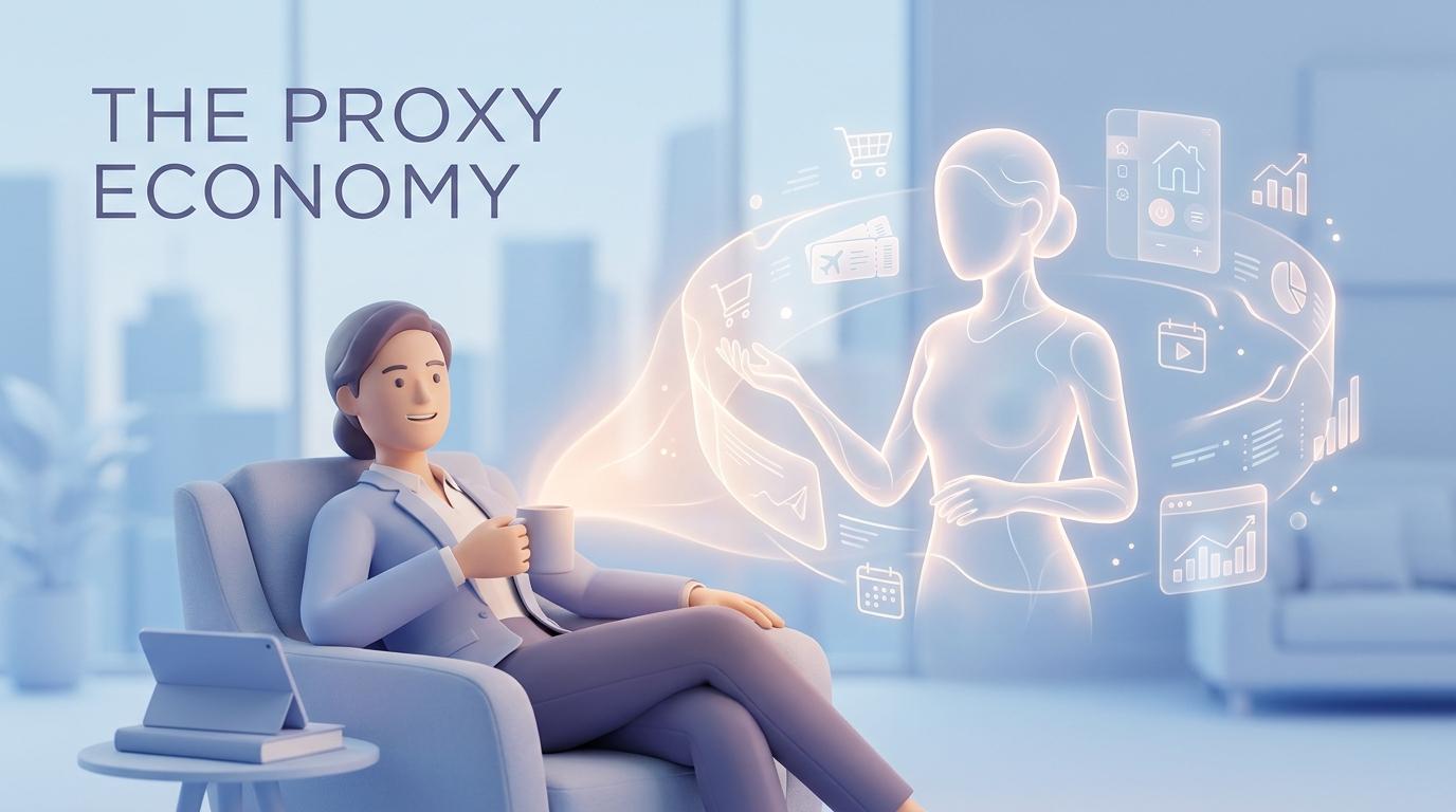 Proxy Economy Concept Illustration
