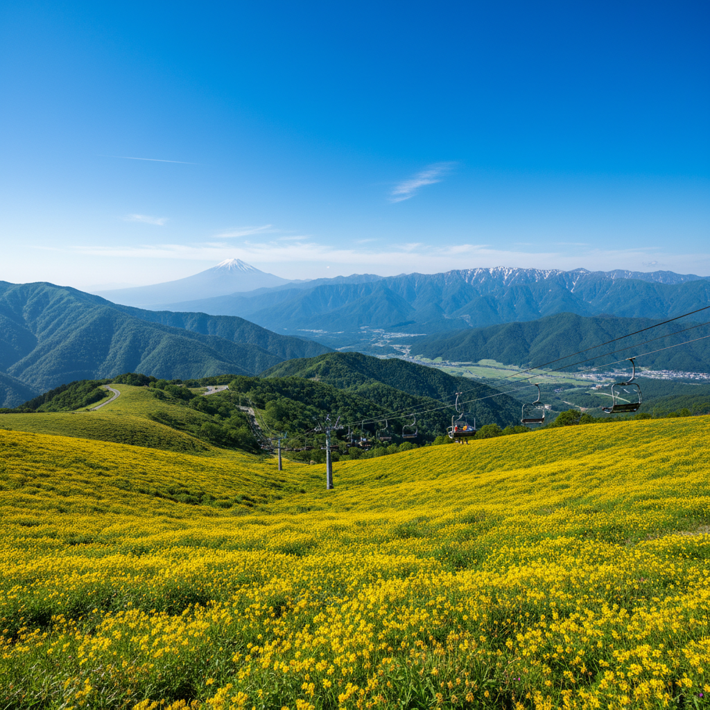 車山高原の360度パノラマ絶景