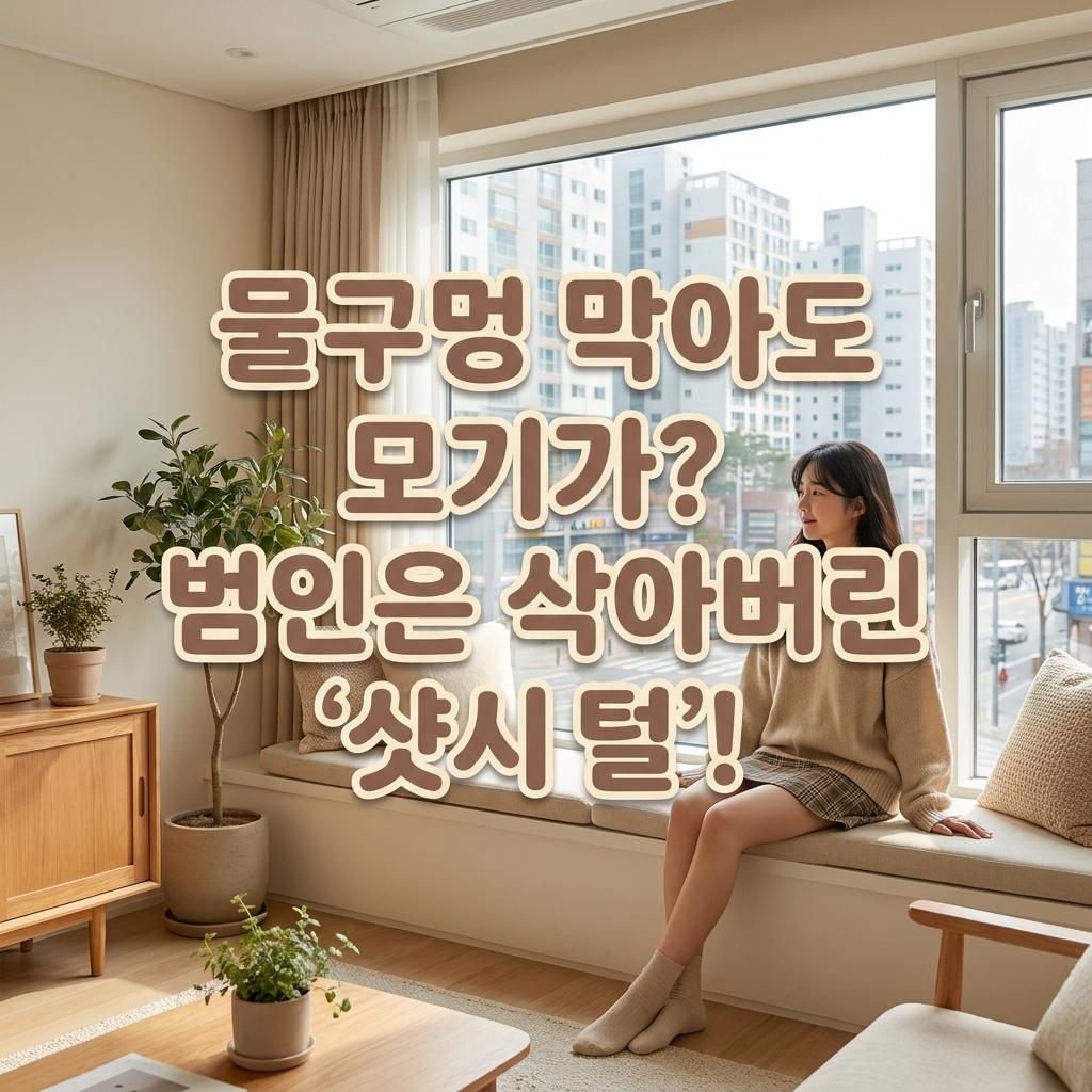 용인 샷시 물구멍 방충망 32평 모헤어 벌레 차단 해결법