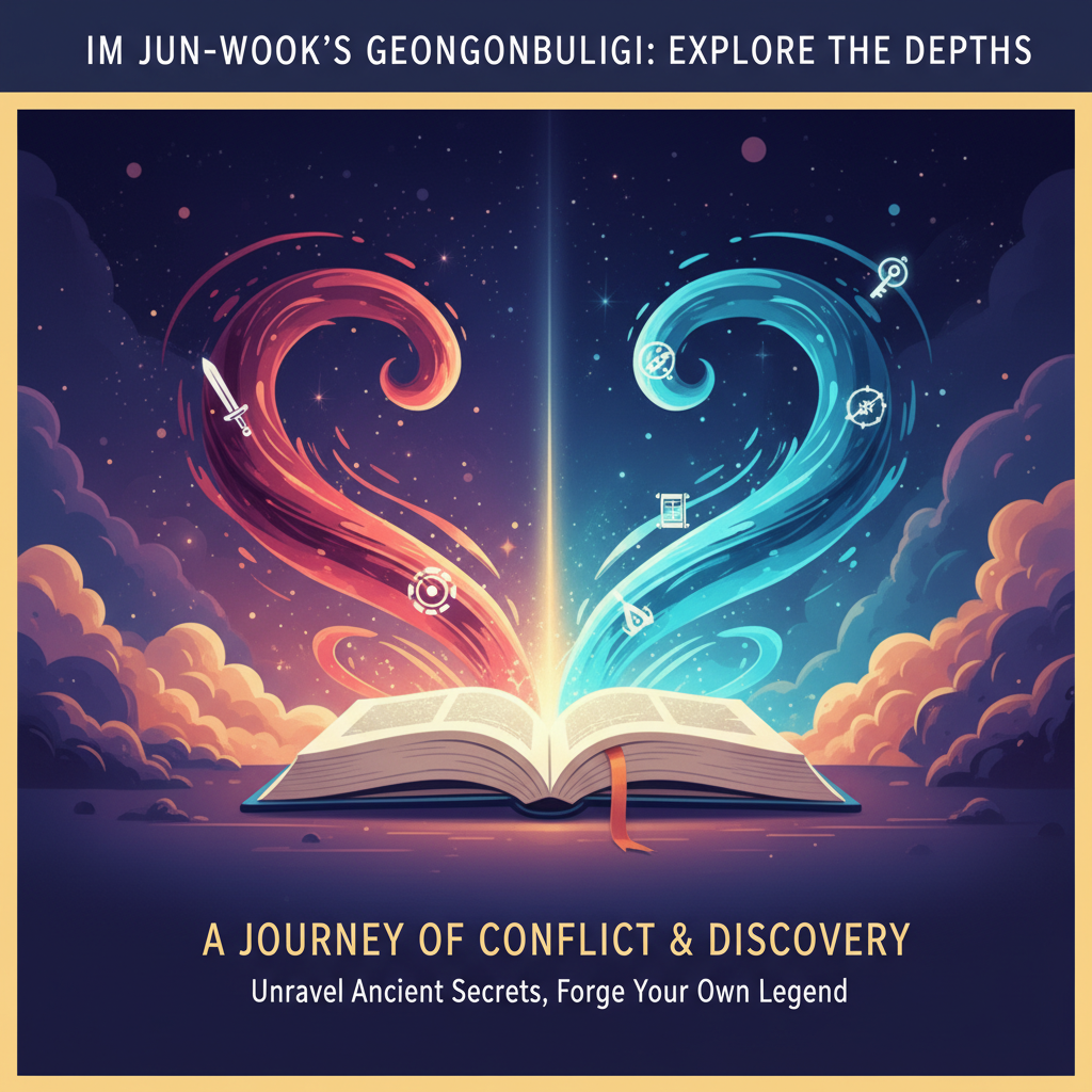 역동적인 무협 액션을 상징하는 이미지