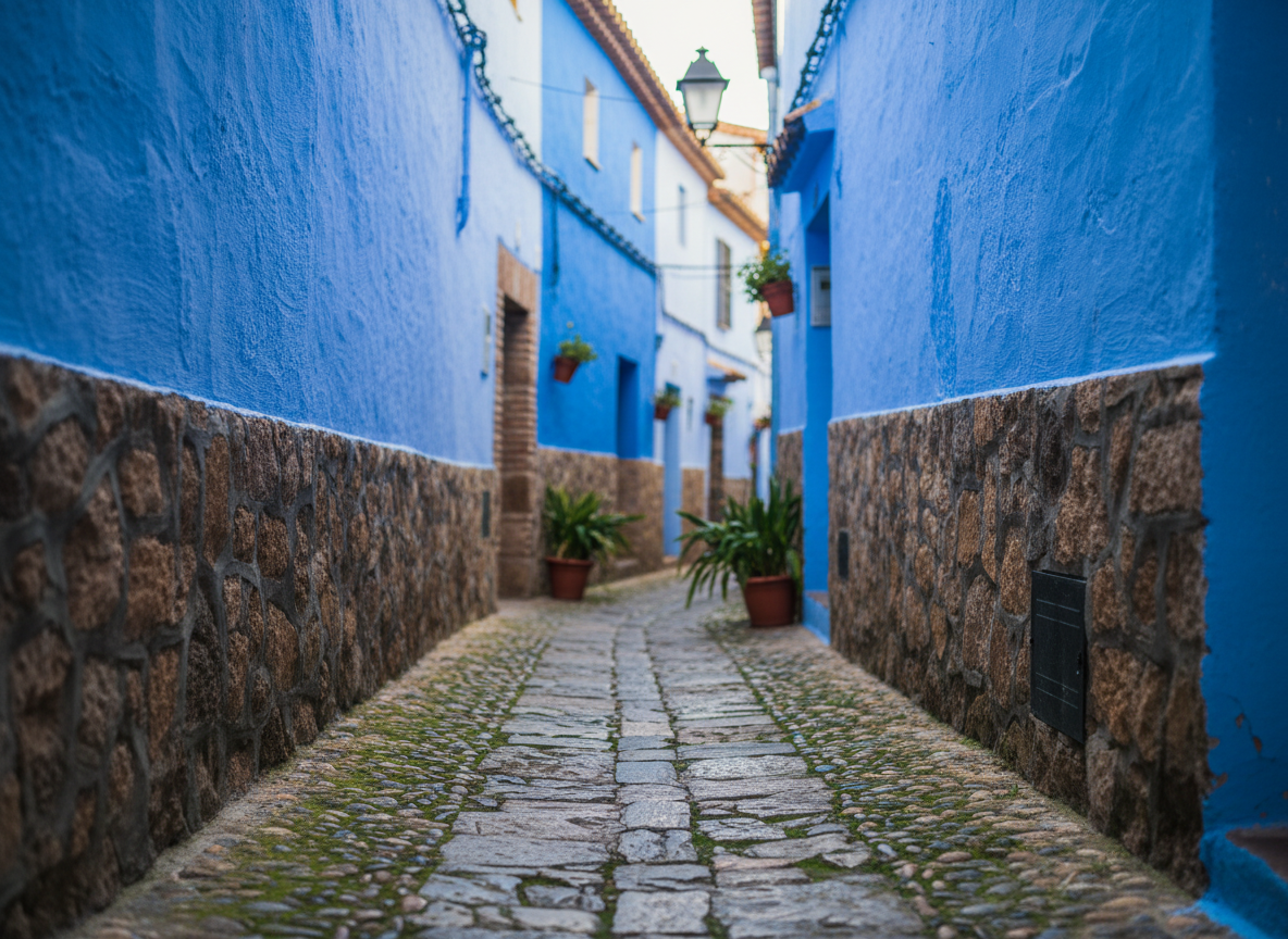 Blue alleys